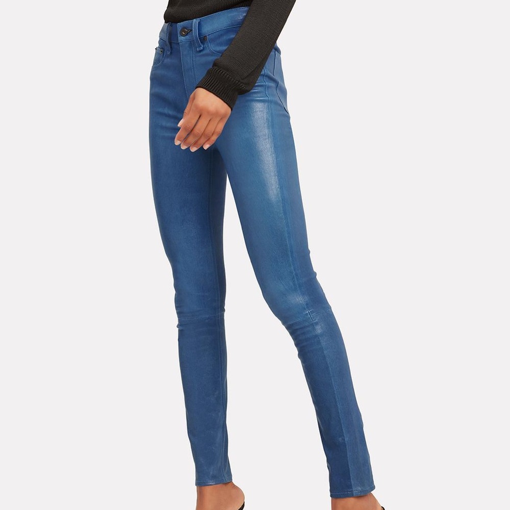 Rag & Bone Textured Leather Pants